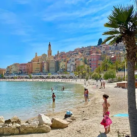 Le St Julien Terrasse Vue Mer Exceptionnelle Menton Exterior photo