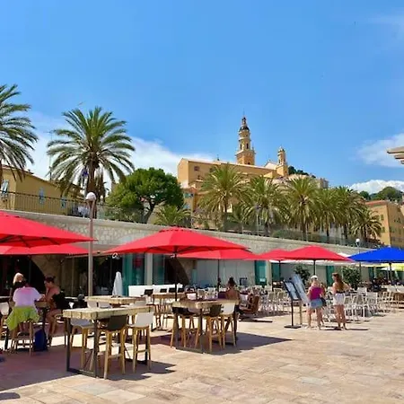 Le St Julien Terrasse Vue Mer Exceptionnelle Menton Exterior photo