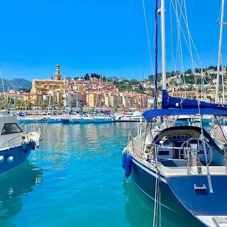 Le St Julien Terrasse Vue Mer Exceptionnelle Menton Exterior photo